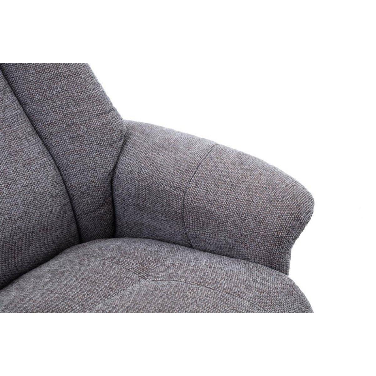 Leon Swivel Chair & Stool Set Lille Charcoal Fabric Mid Oak Base – image 10