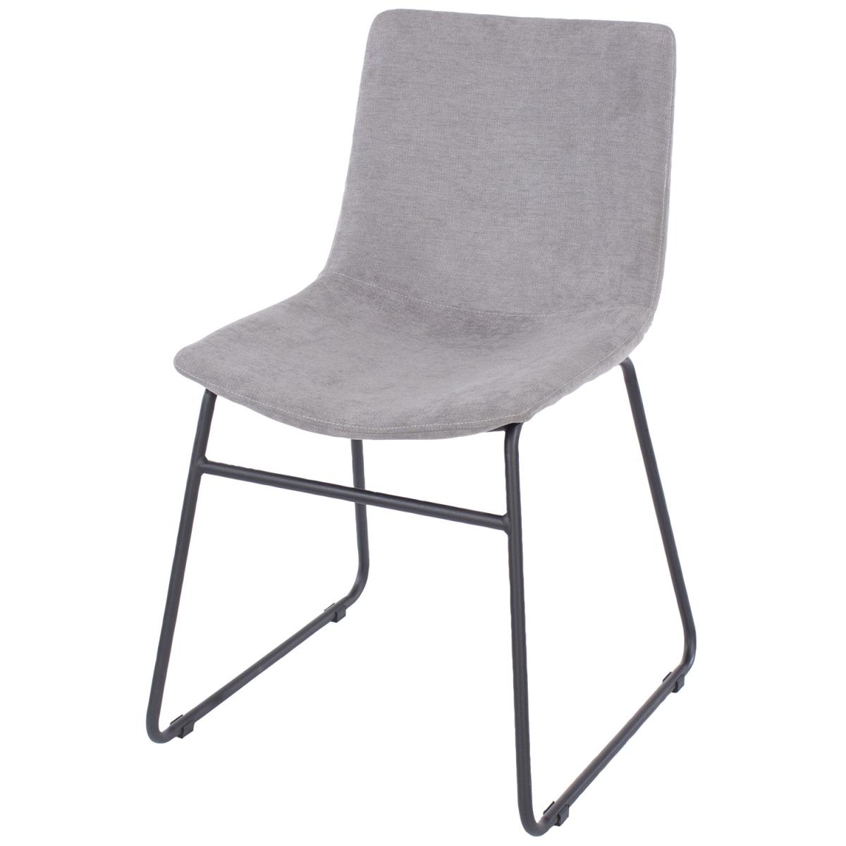 Aspen Fabric Upholstered Chairs With Metal Legs - Blue – image 4