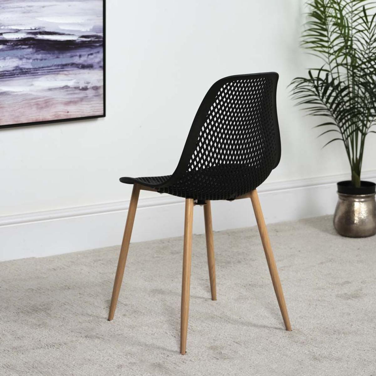 Aster Dining Chair Black Set of 2 – image 2