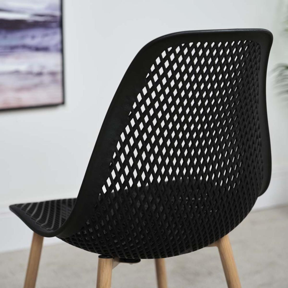 Aster Dining Chair Black Set of 2 – image 3