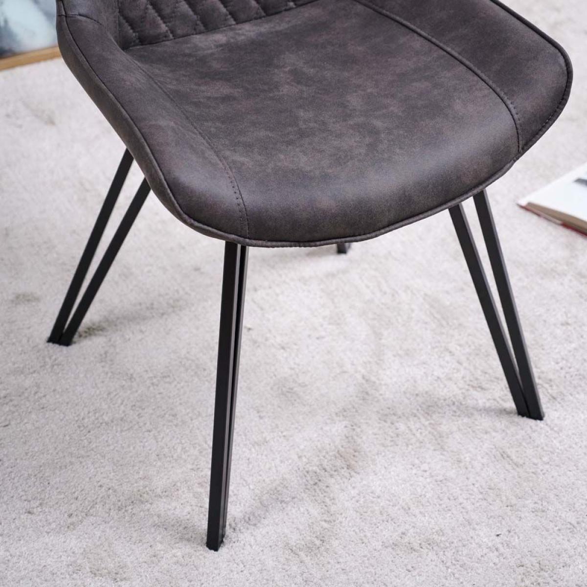 Finnick Chair Dark Grey Set of 2 – image 8