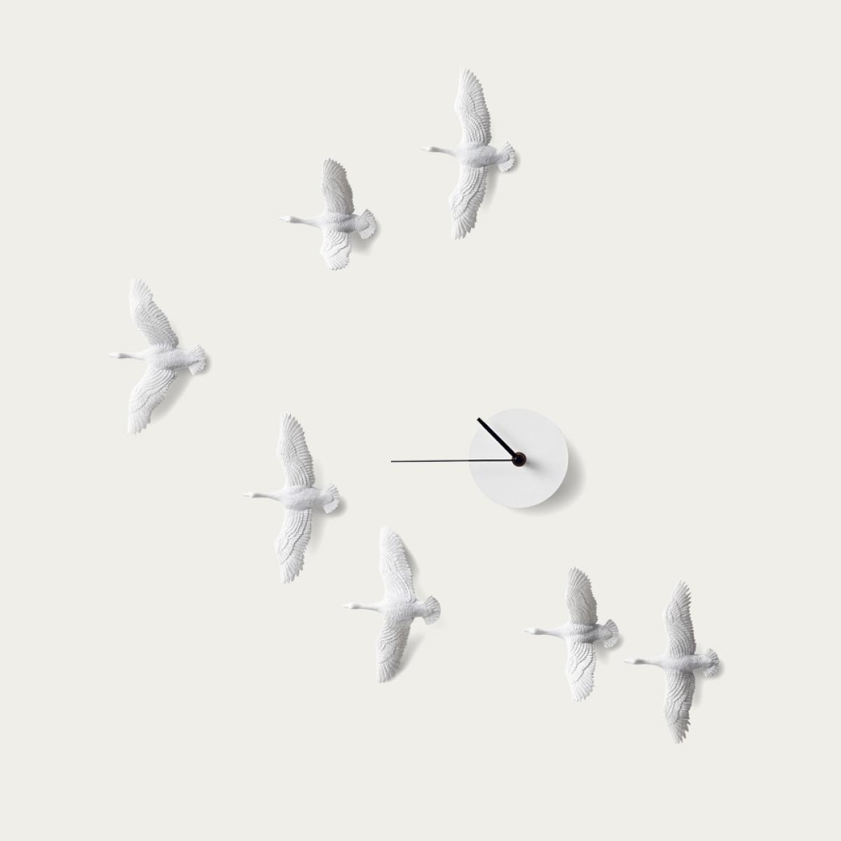 Migrantbird Clock in V Formation – image 1