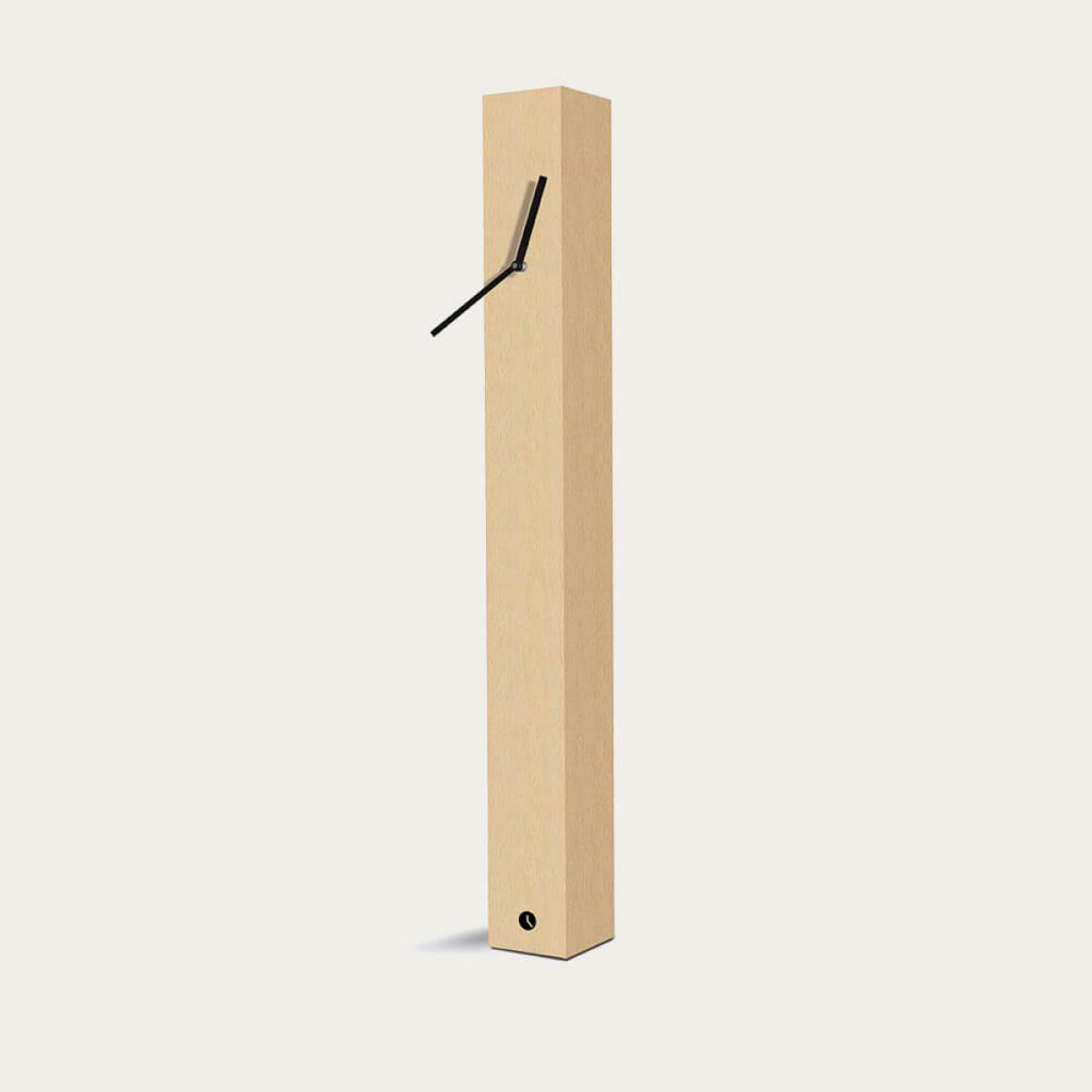 Beech Wood Finished Totem Table Clock – image 1