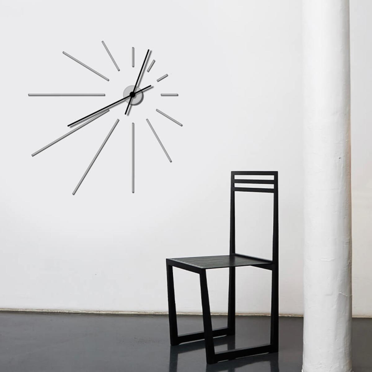 Silver Gladiator Cool Wall Clock – image 3