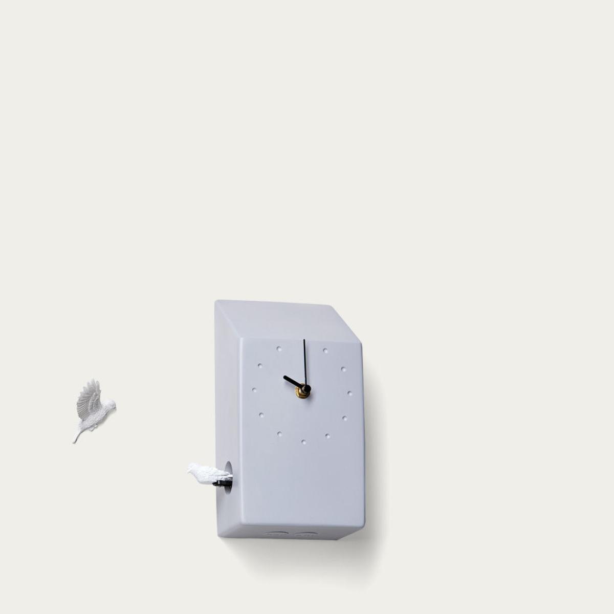 Grey Cuckoo Home Clock – image 2