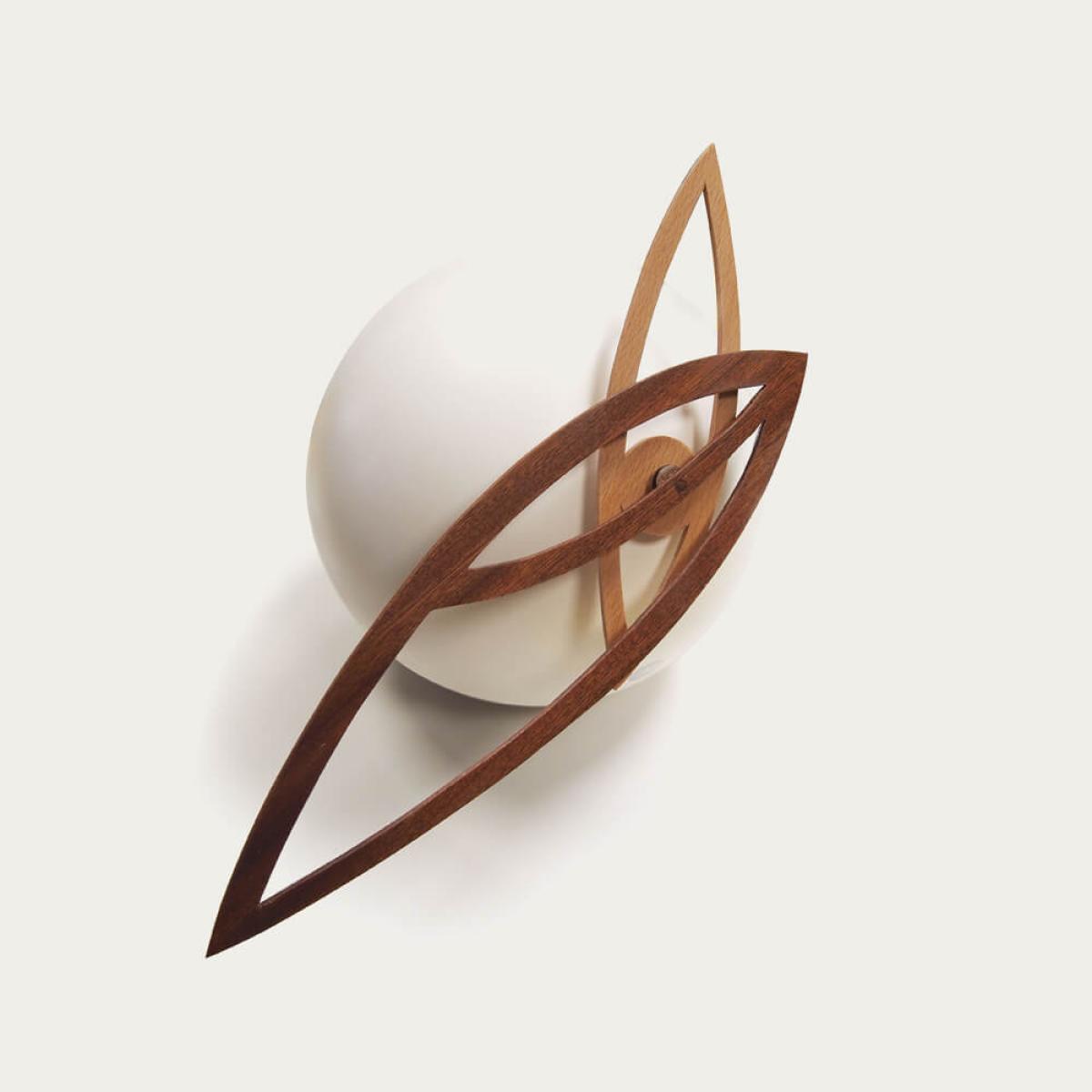 Beech Wood Finished Papillon Fly Wall Clock – image 2