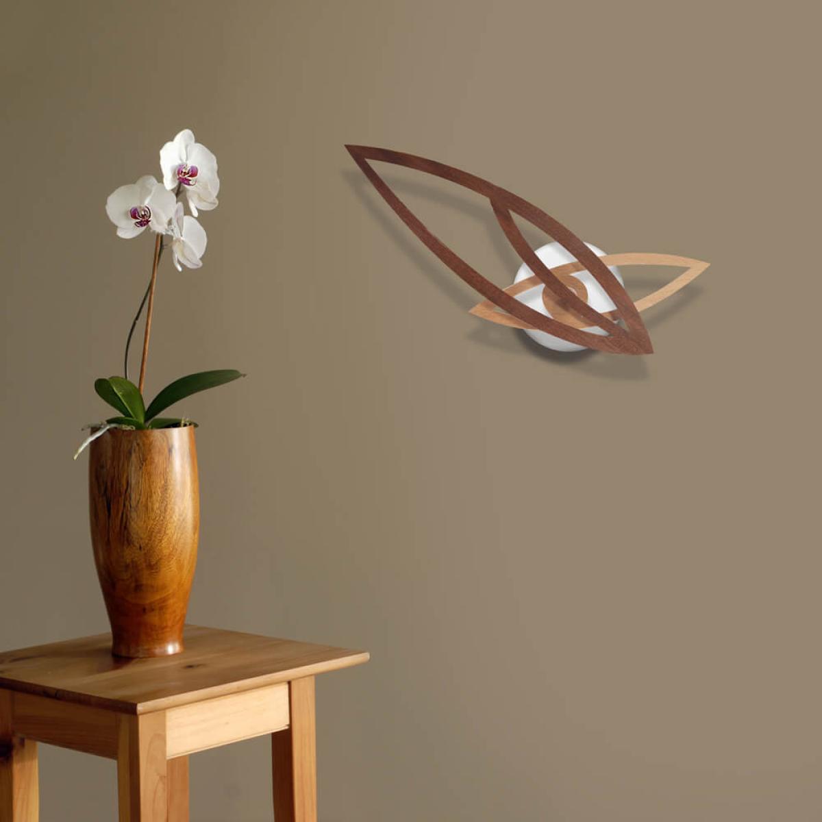 Beech Wood Finished Papillon Fly Wall Clock – image 3