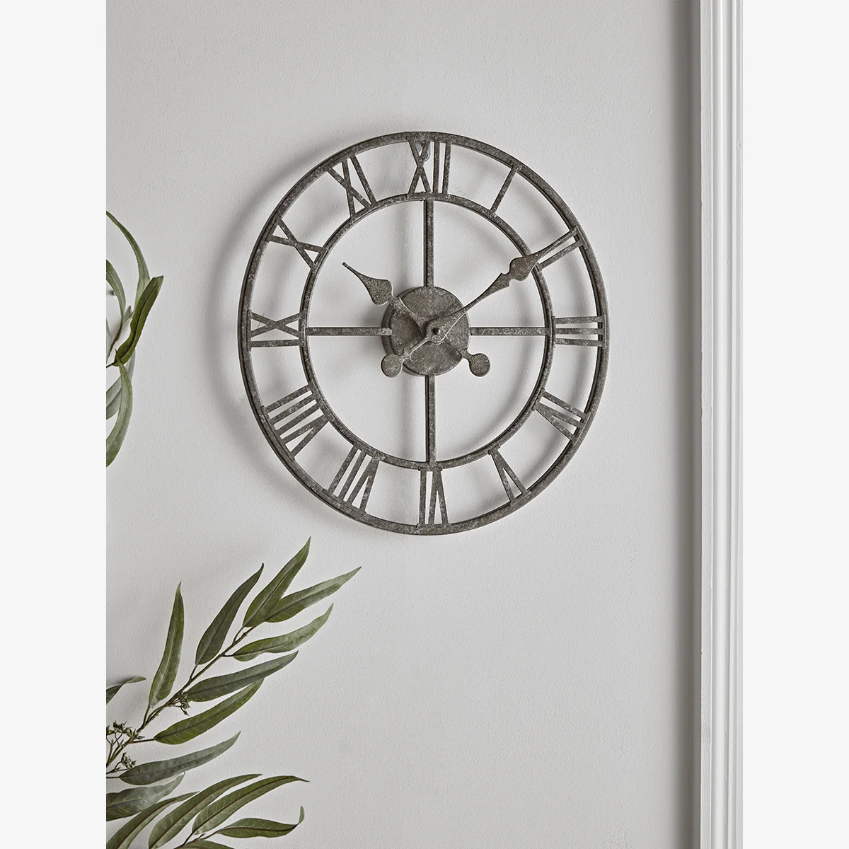 Distressed Cut Out Clock