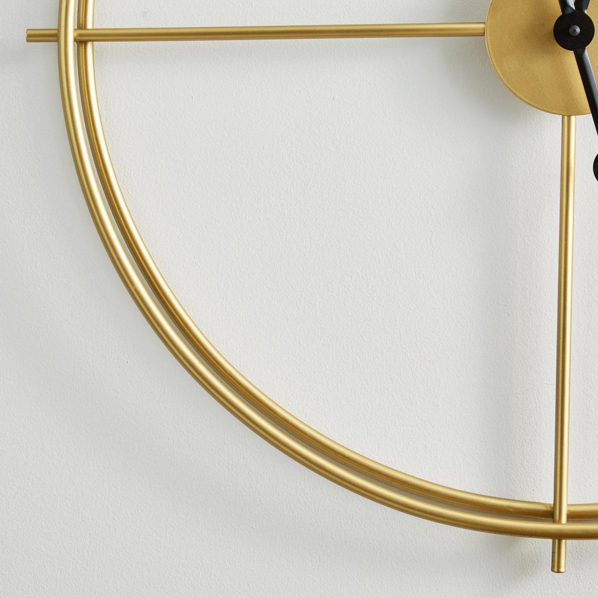 Slim Frame 60cm Wall Clock Gold Gold – image 2