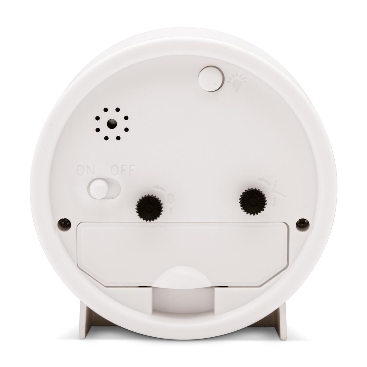 Acctim Gaby Small Alarm Clock White – image 5