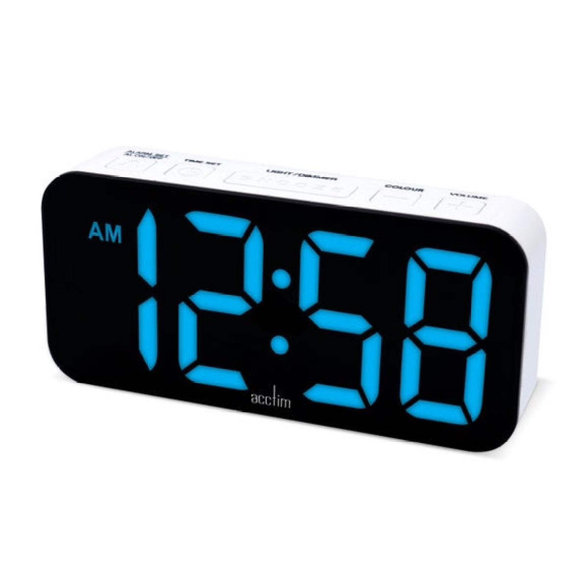 Acctim Jaxon Multicoloured LED Alarm Clock – image 3