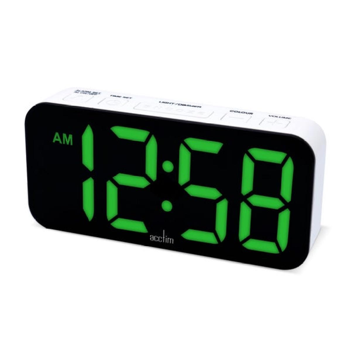 Acctim Jaxon Multicoloured LED Alarm Clock – image 4