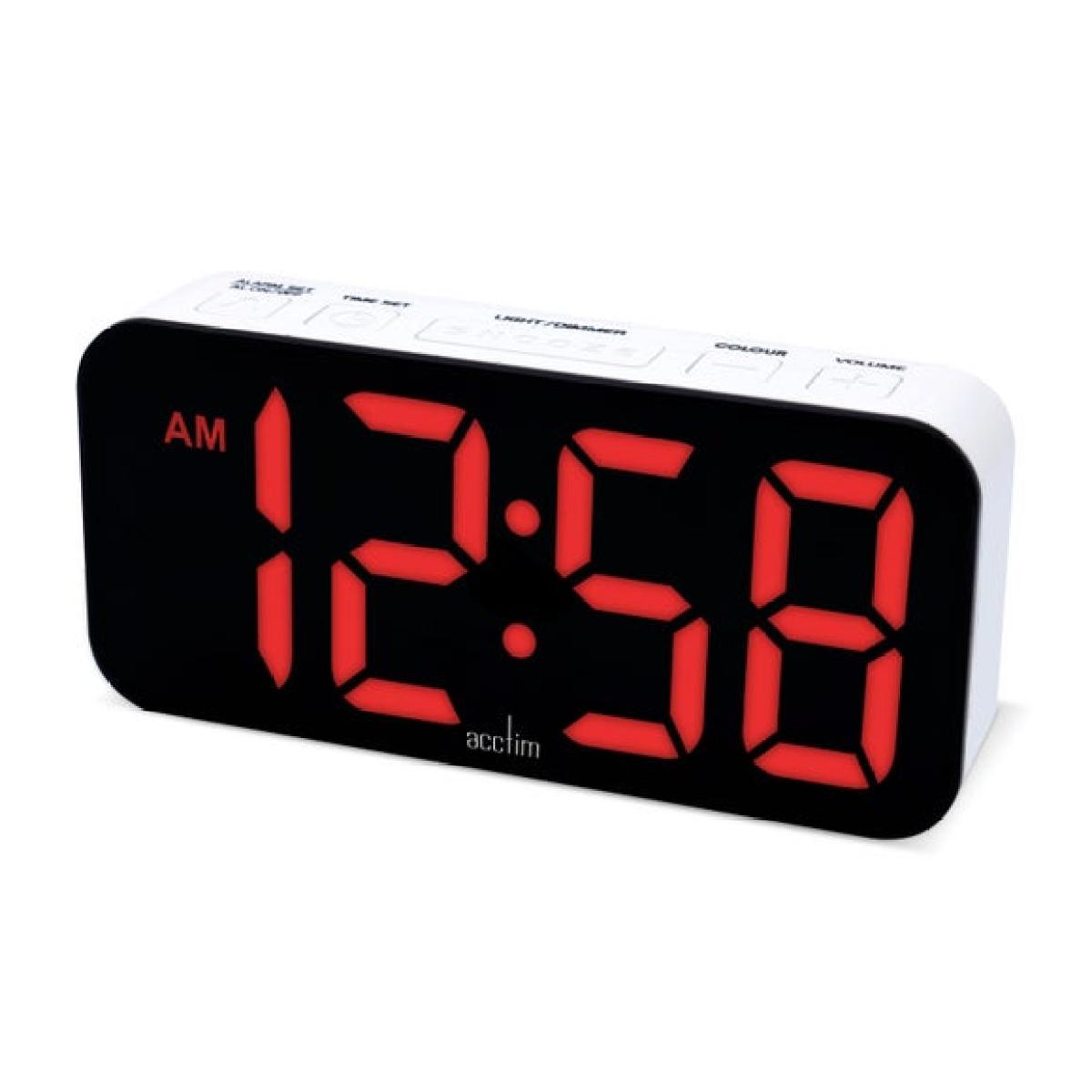 Acctim Jaxon Multicoloured LED Alarm Clock – image 6