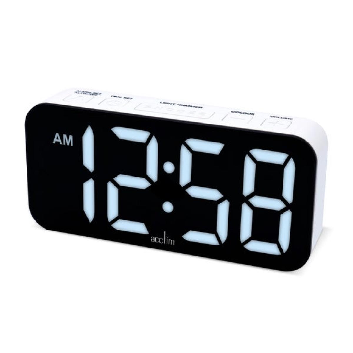 Acctim Jaxon Multicoloured LED Alarm Clock – image 7