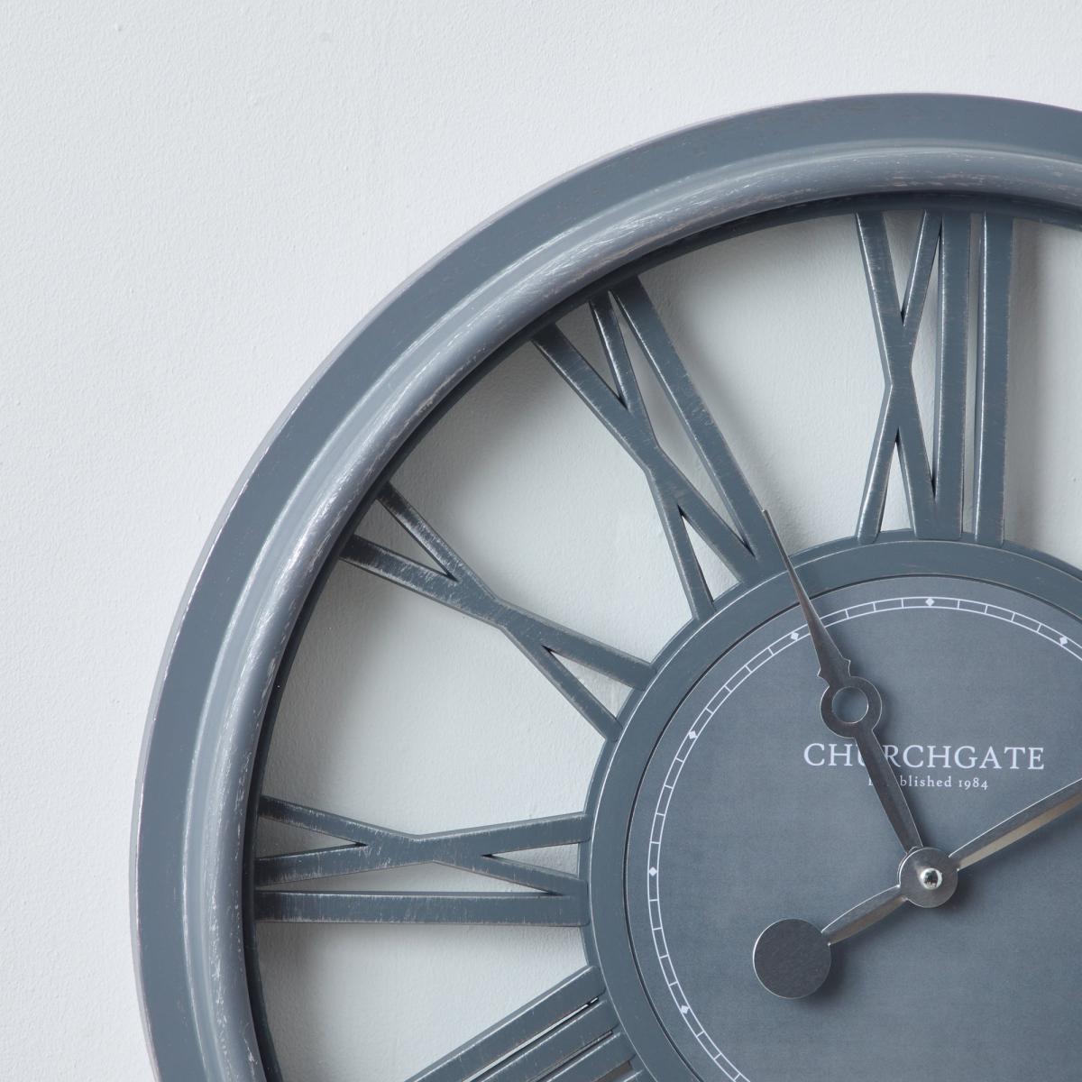 Churchgate 51cm Numeral Wall Clock Grey Grey – image 2
