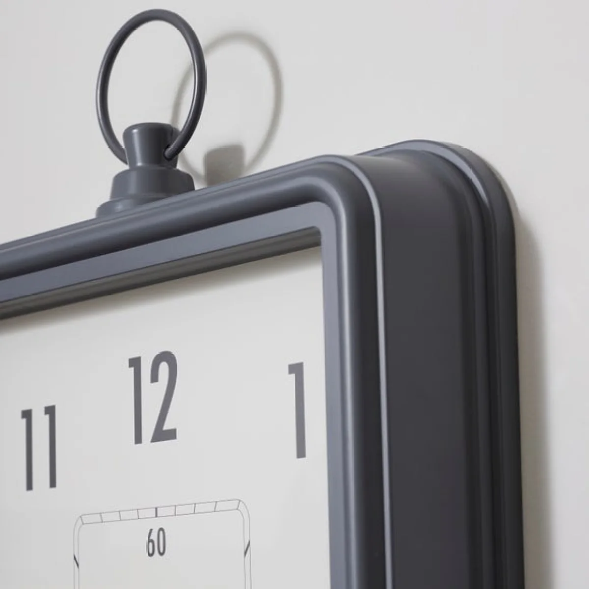 Vintage Pocket Watch Rectangle Indoor Outdoor Wall Clock – image 2