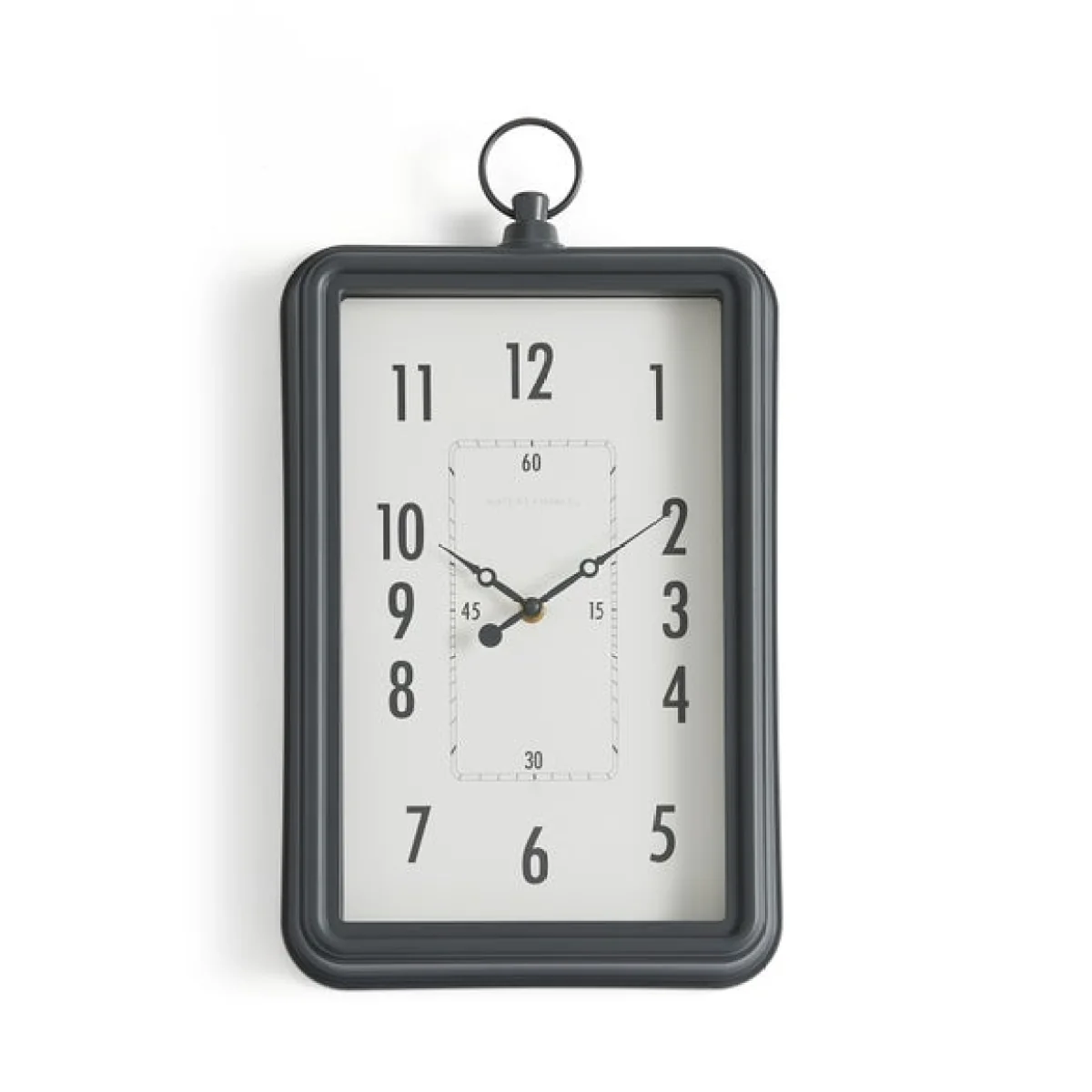 Vintage Pocket Watch Rectangle Indoor Outdoor Wall Clock – image 3