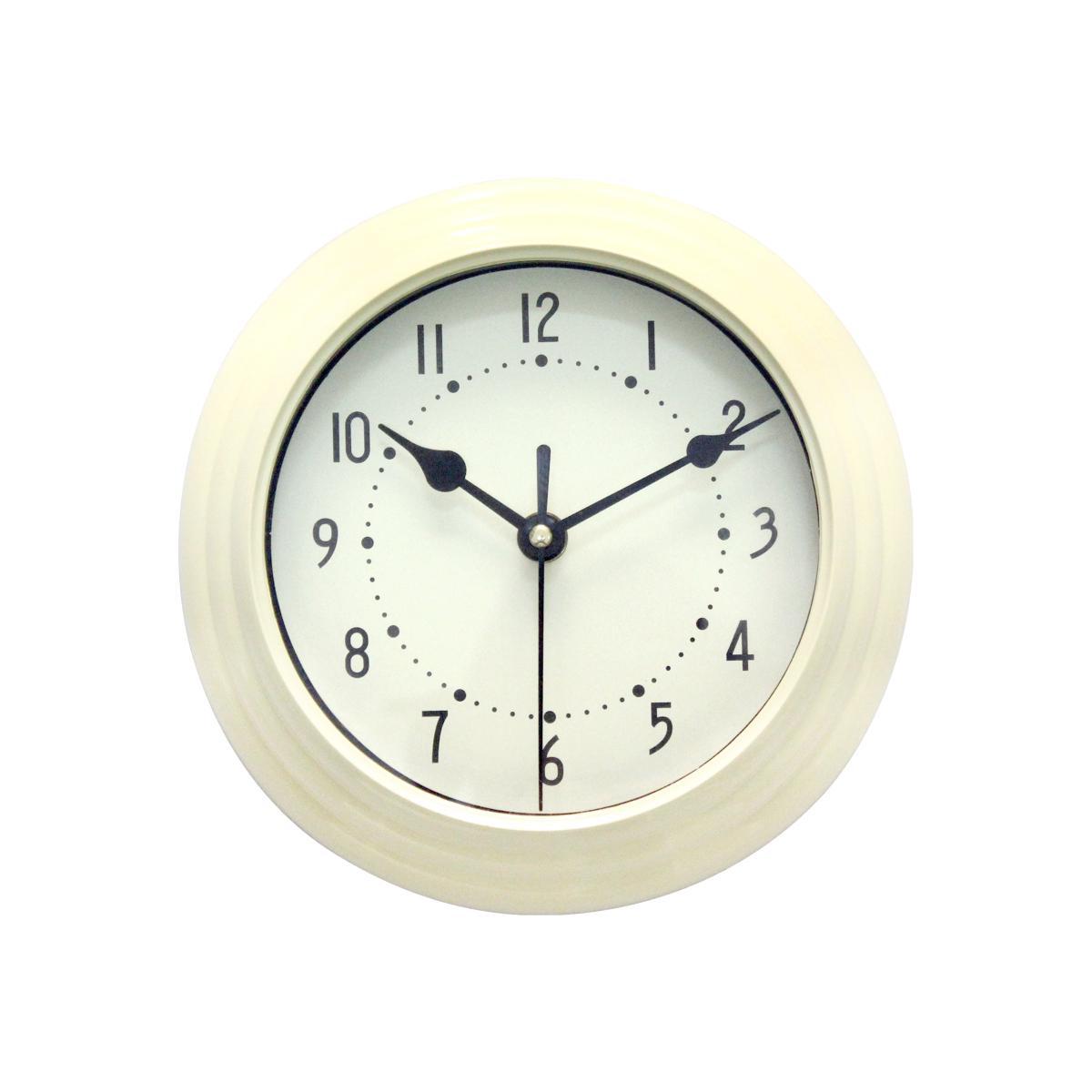 Mini Station 20cm Wall Clock Cream Cream