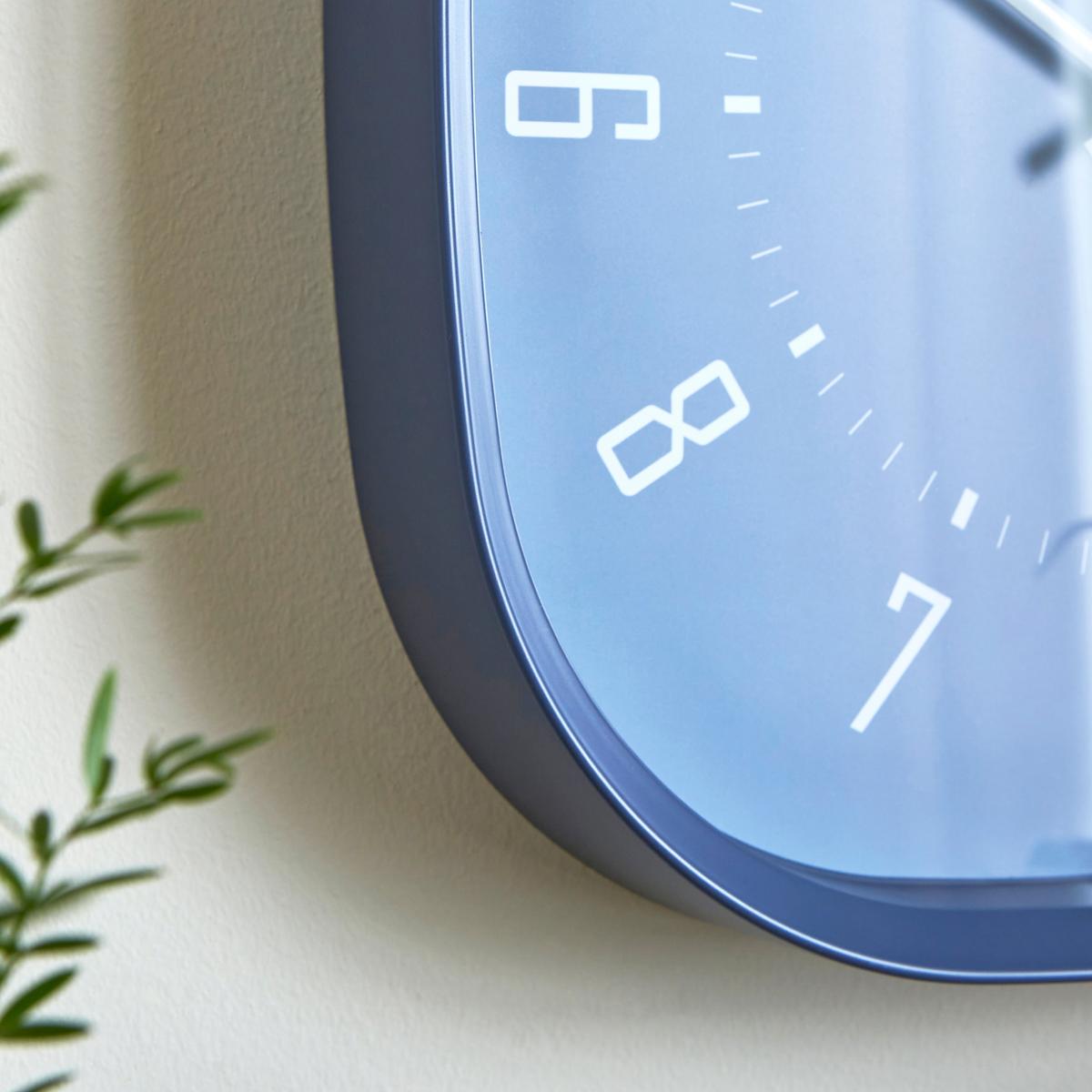 Squoval Wall Clock Blue – image 2