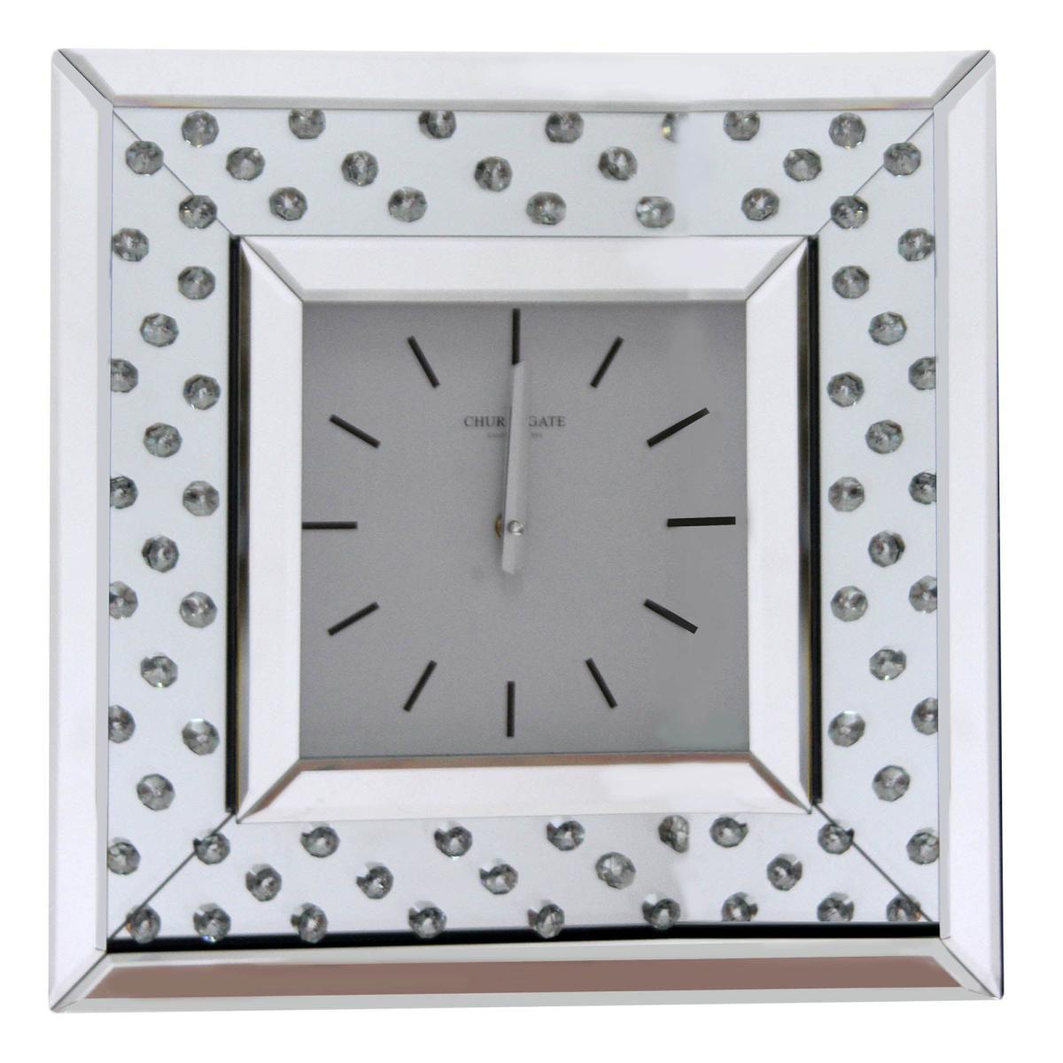 Churchgate Bling 40cm Silver Wall Clock Silver