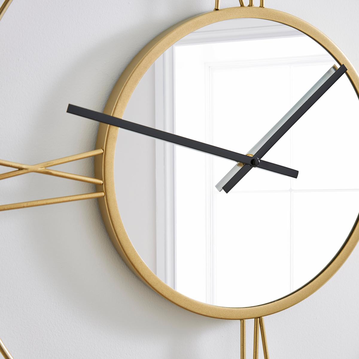 Luxe Wall Clock 60cm Gold – image 2