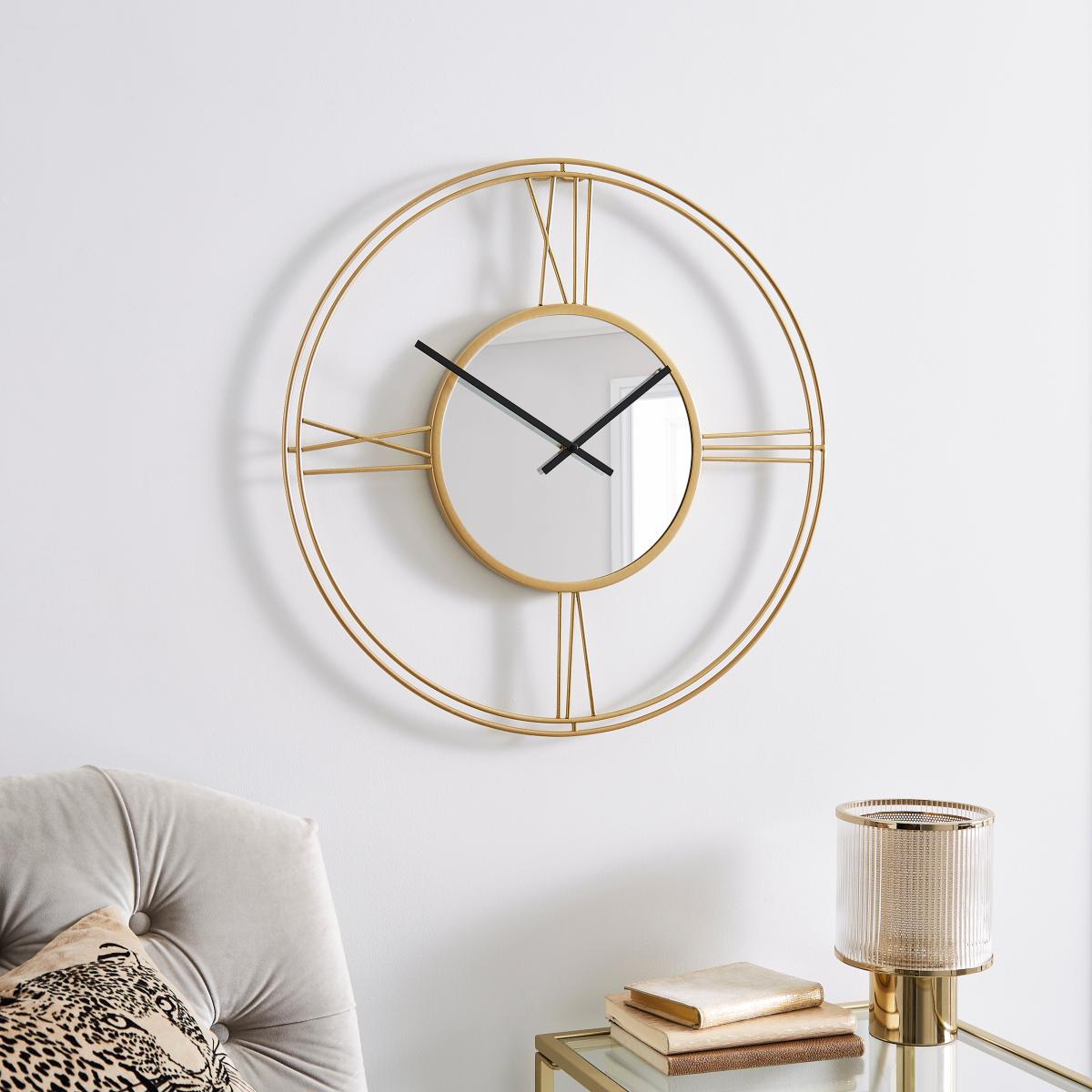 Luxe Wall Clock 60cm Gold – image 1