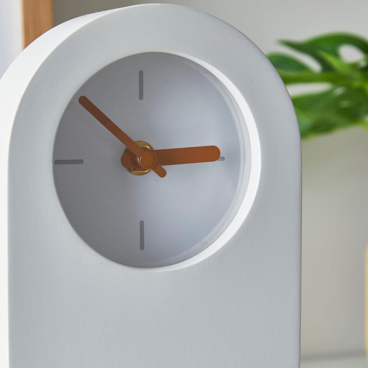 White Lozenge Clock White – image 2
