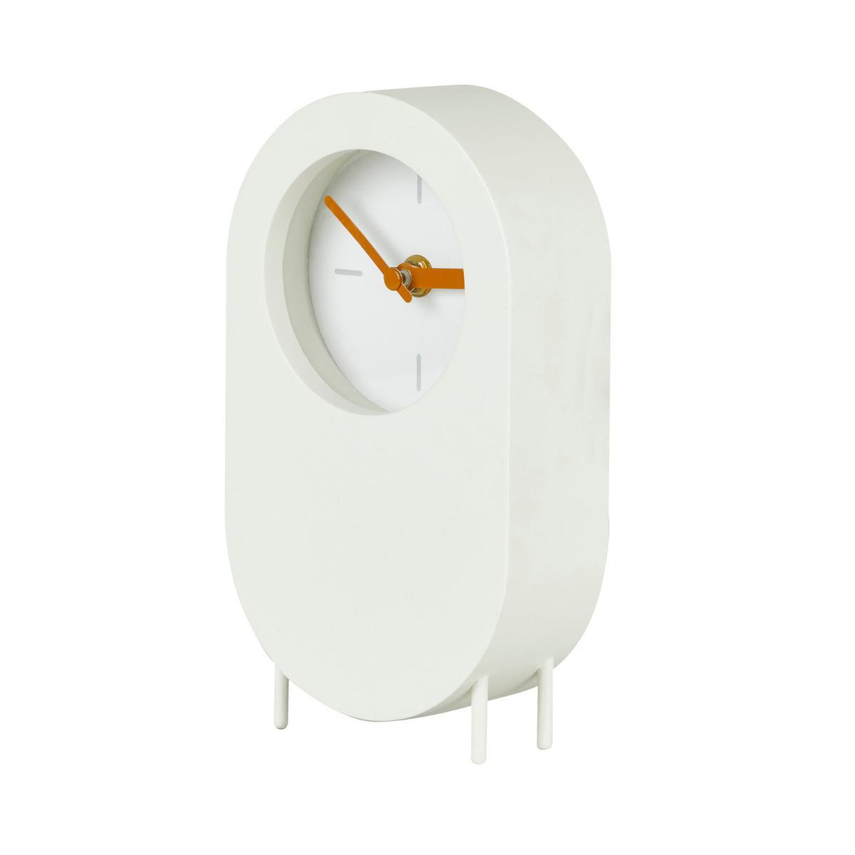 White Lozenge Clock White – image 4