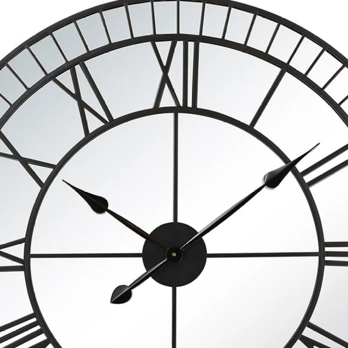 Charles Bentley Windermere Indoor Outdoor Mirrored Skeleton Wall Clock – image 6