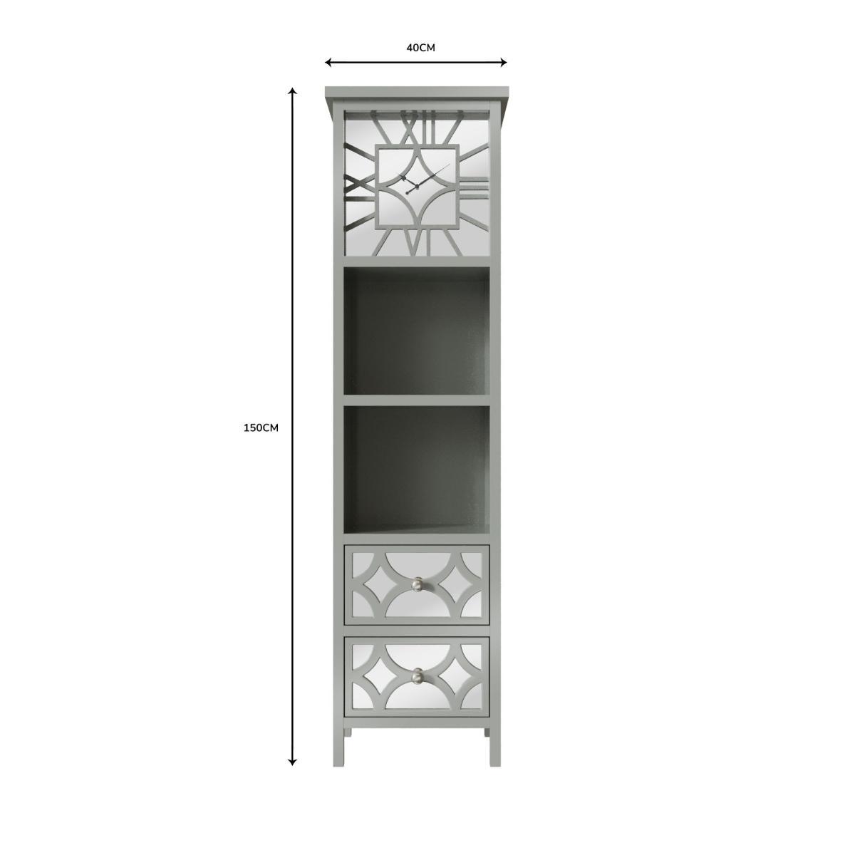 Delphi Grandfather Clock Grey – image 3
