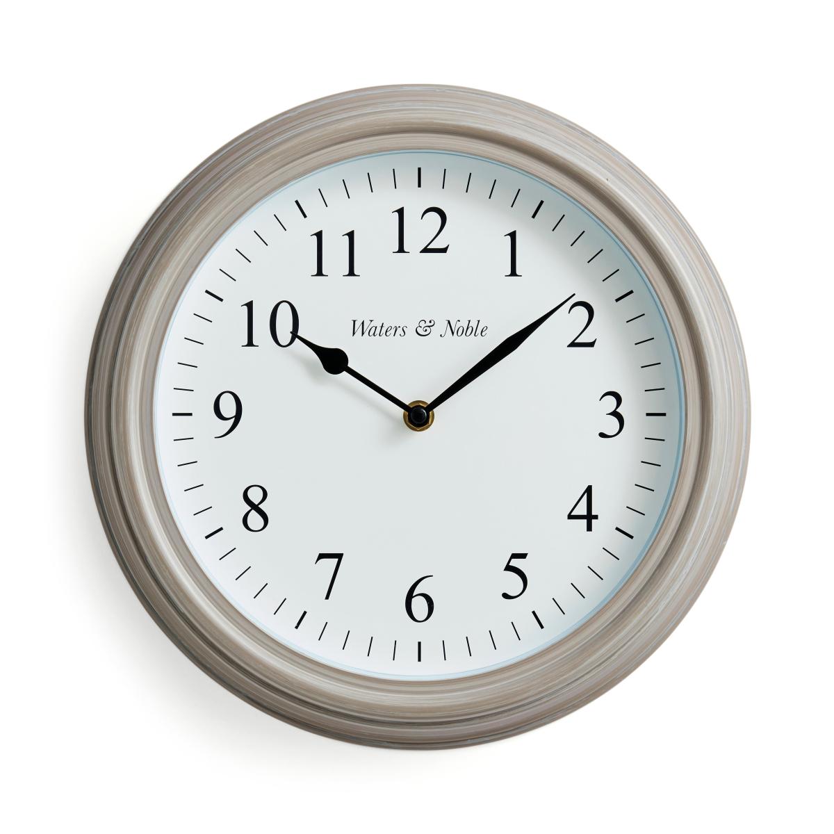 Distressed Grey Wall Clock – image 3
