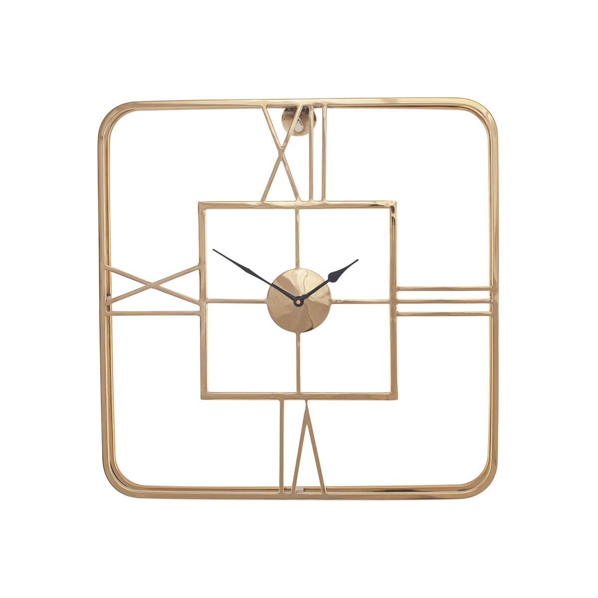 Metal Square Wall Clock