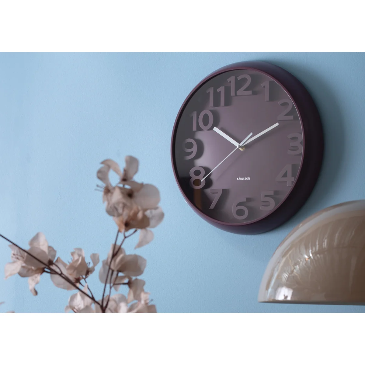 Heal's Elevated Classic Numbers Wall Clock Black – image 3