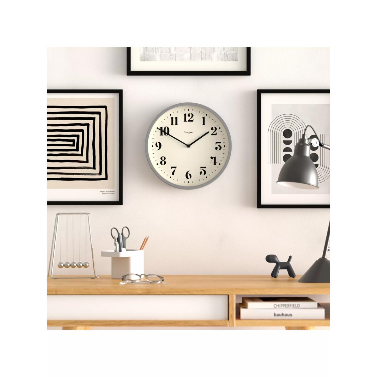 Newgate Clocks Number Four Analogue Wall Clock, 30cm, Grey – image 5