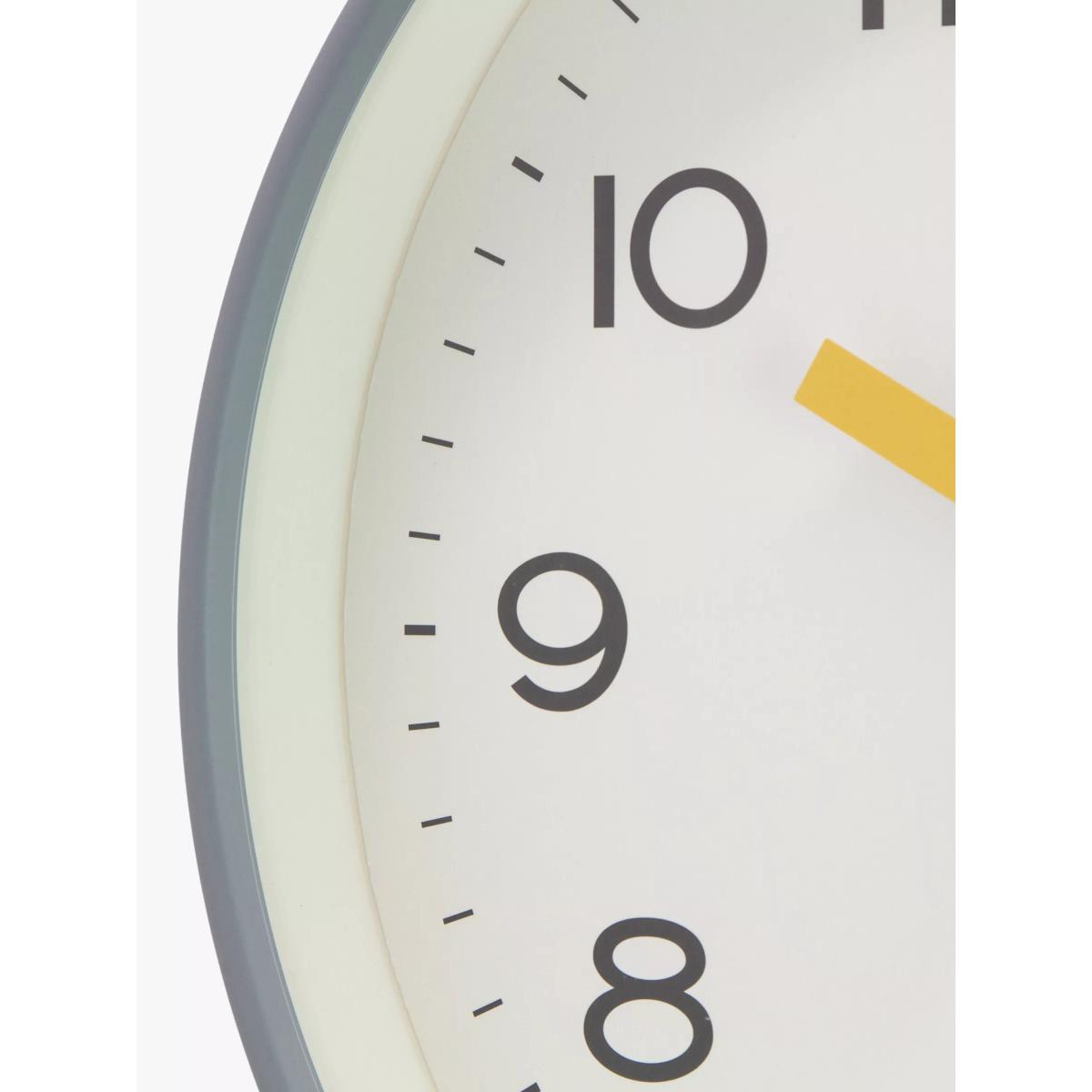 Acctim Rhea Retro Analogue Wall Clock, 29.5cm, Pigeon Grey – image 4