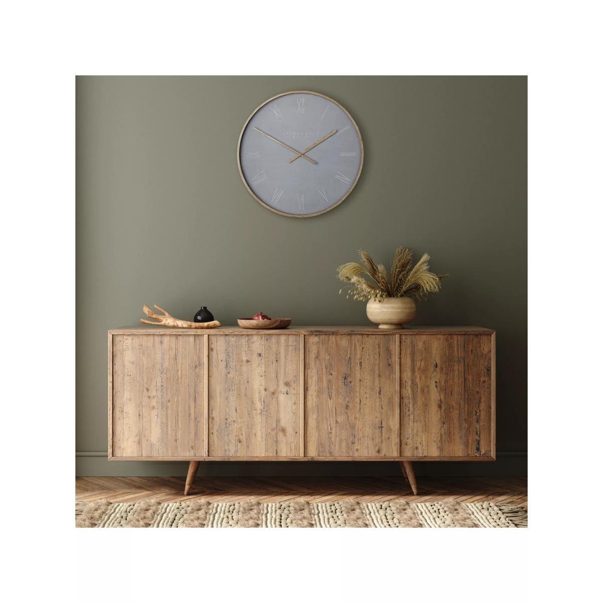 Thomas Kent Nordic Roman Numeral Analogue Wall Clock, 53cm – image 3