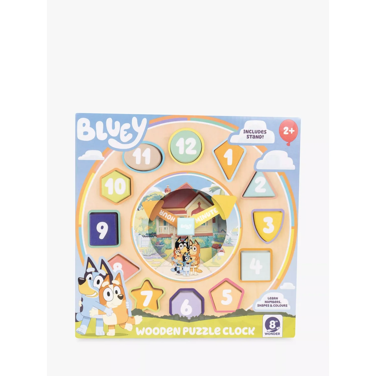 Bluey Wooden Puzzle Clock – image 5