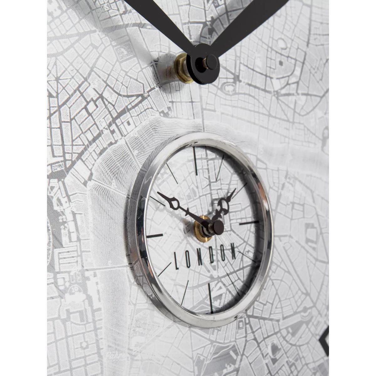 Thomas Kent Londoner Greenwich Timekeeper Analogue Wall Clock, Chrome – image 4