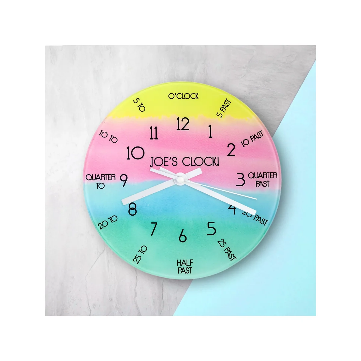 Treat Republic Personalised I Can Tell The Time! Clock – image 3