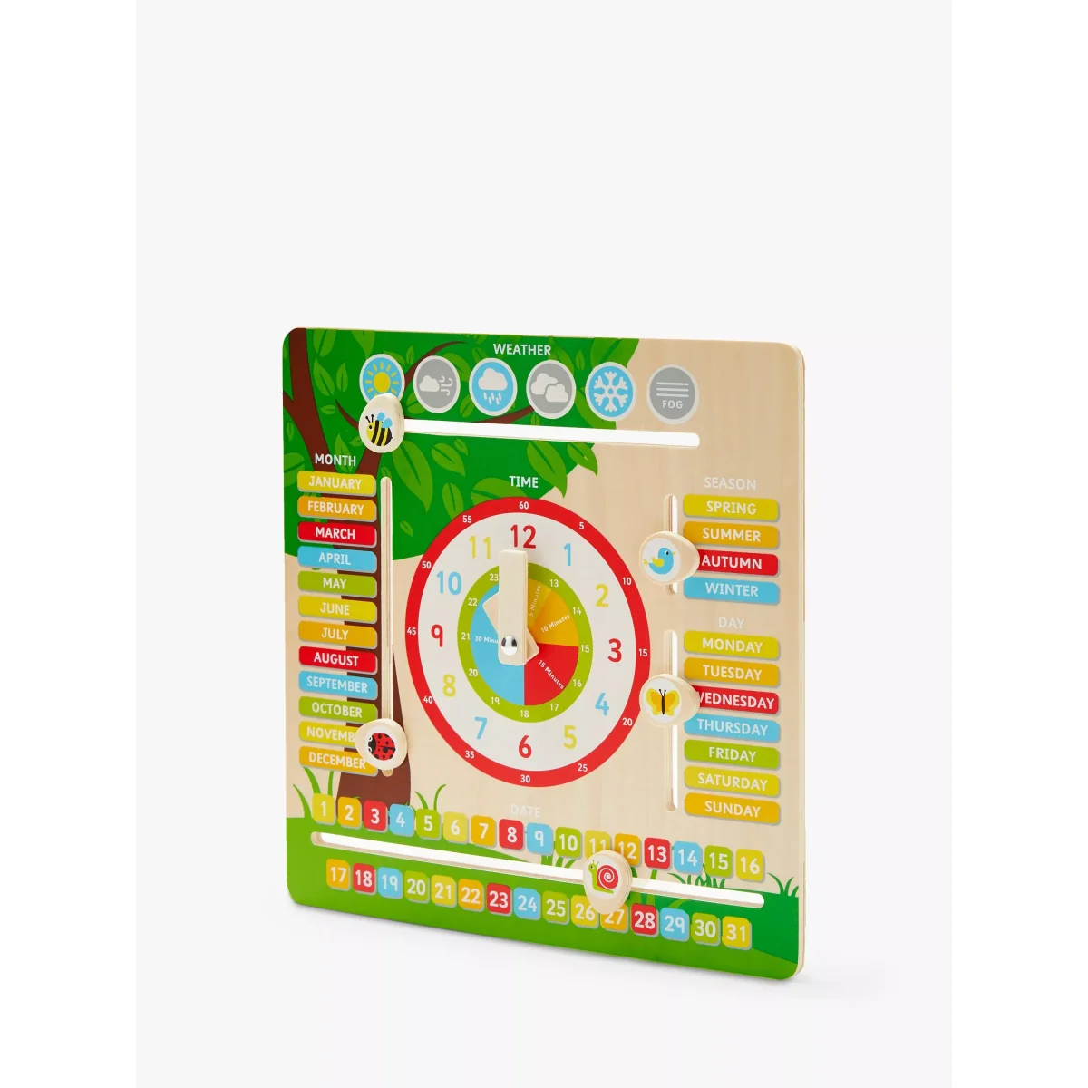 John Lewis & Partners Wooden Routine Clock – image 2