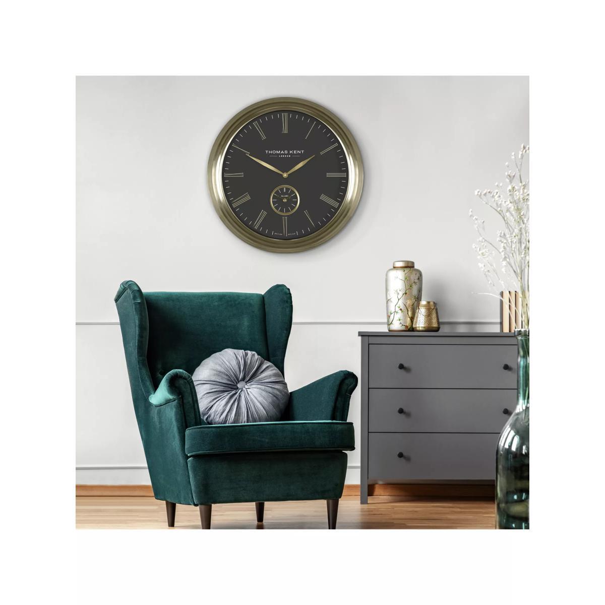 Thomas Kent Greenwich Roman Numerals Analogue Wall Clock – image 5