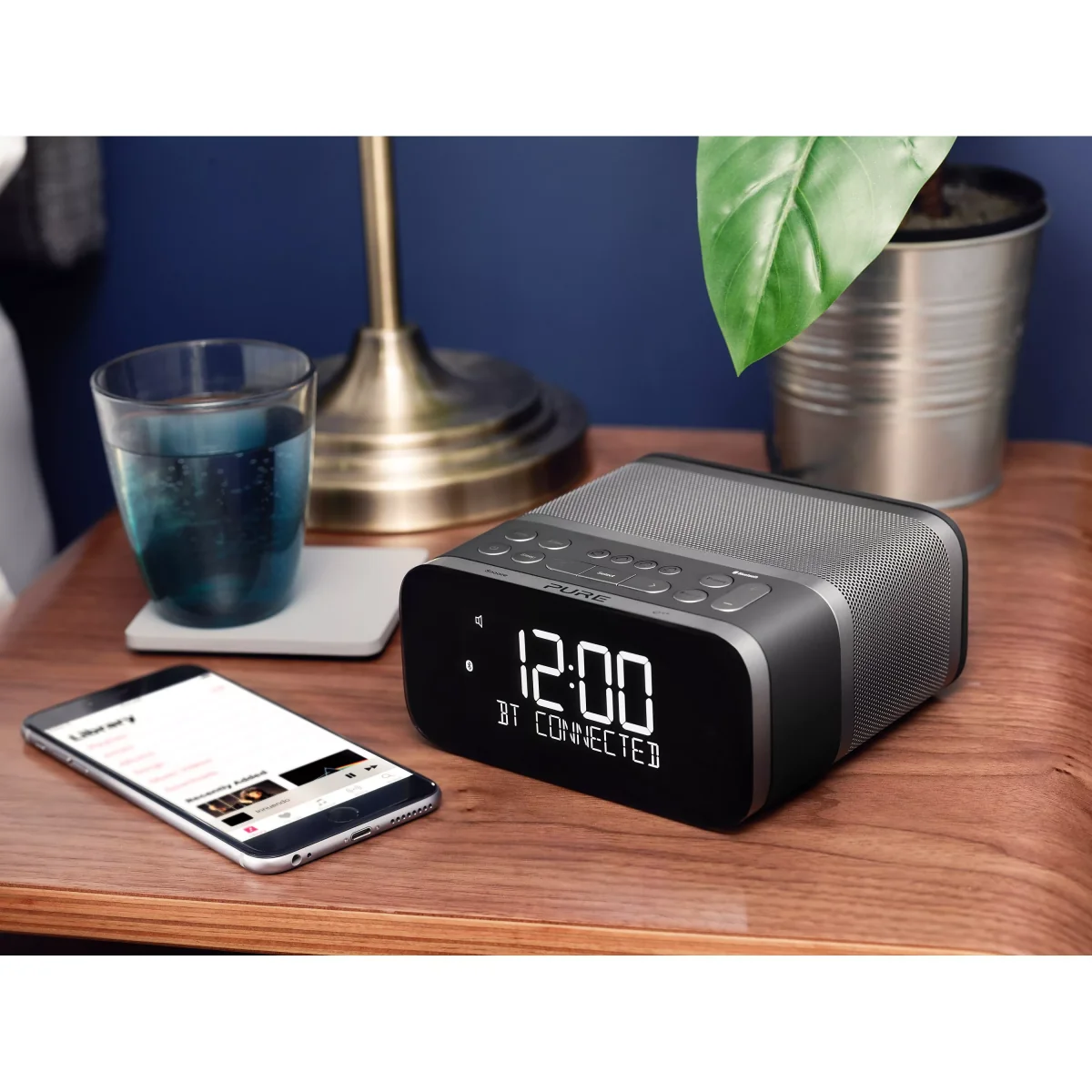Pure Siesta S6 DAB/DAB+/FM Bluetooth Bedside Clock Radio – image 4
