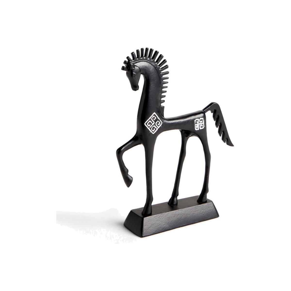 John Lewis & Partners Metal Horse Sculpture, H20cm, Black