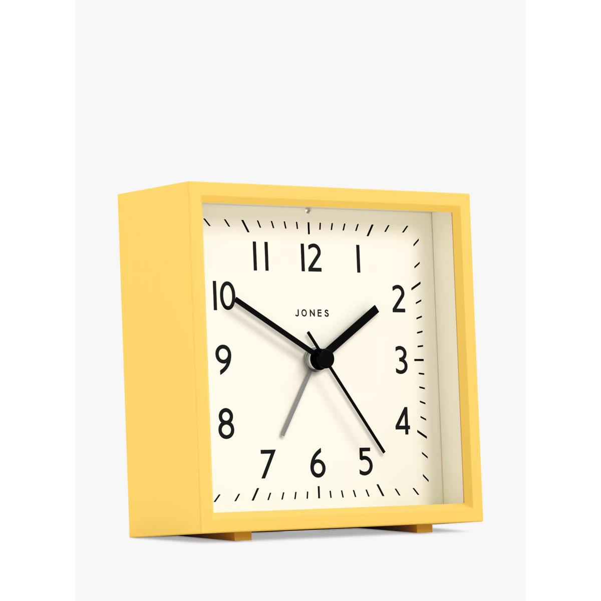 Jones Clocks Disc Square Analogue Alarm Clock – image 2