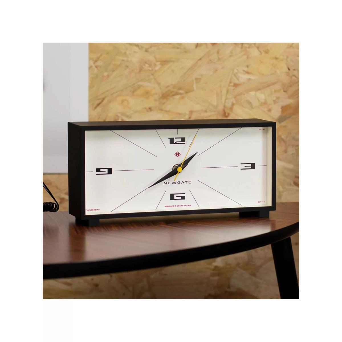 Newgate Clocks Thunderbird Analogue Mantel Clock, Black – image 3