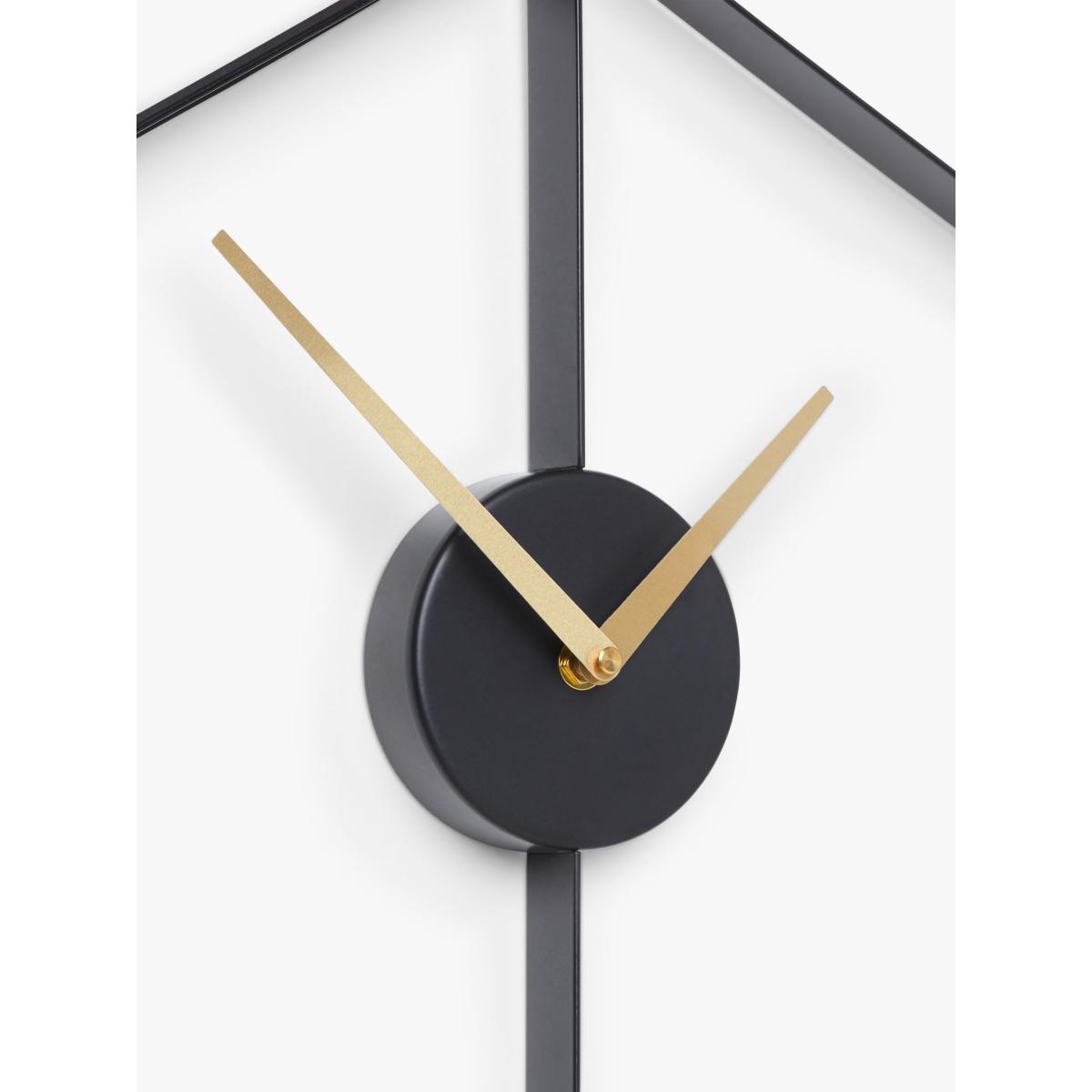 John Lewis + Swoon Beauvoir Wall Clock, 40cm, Black – image 3