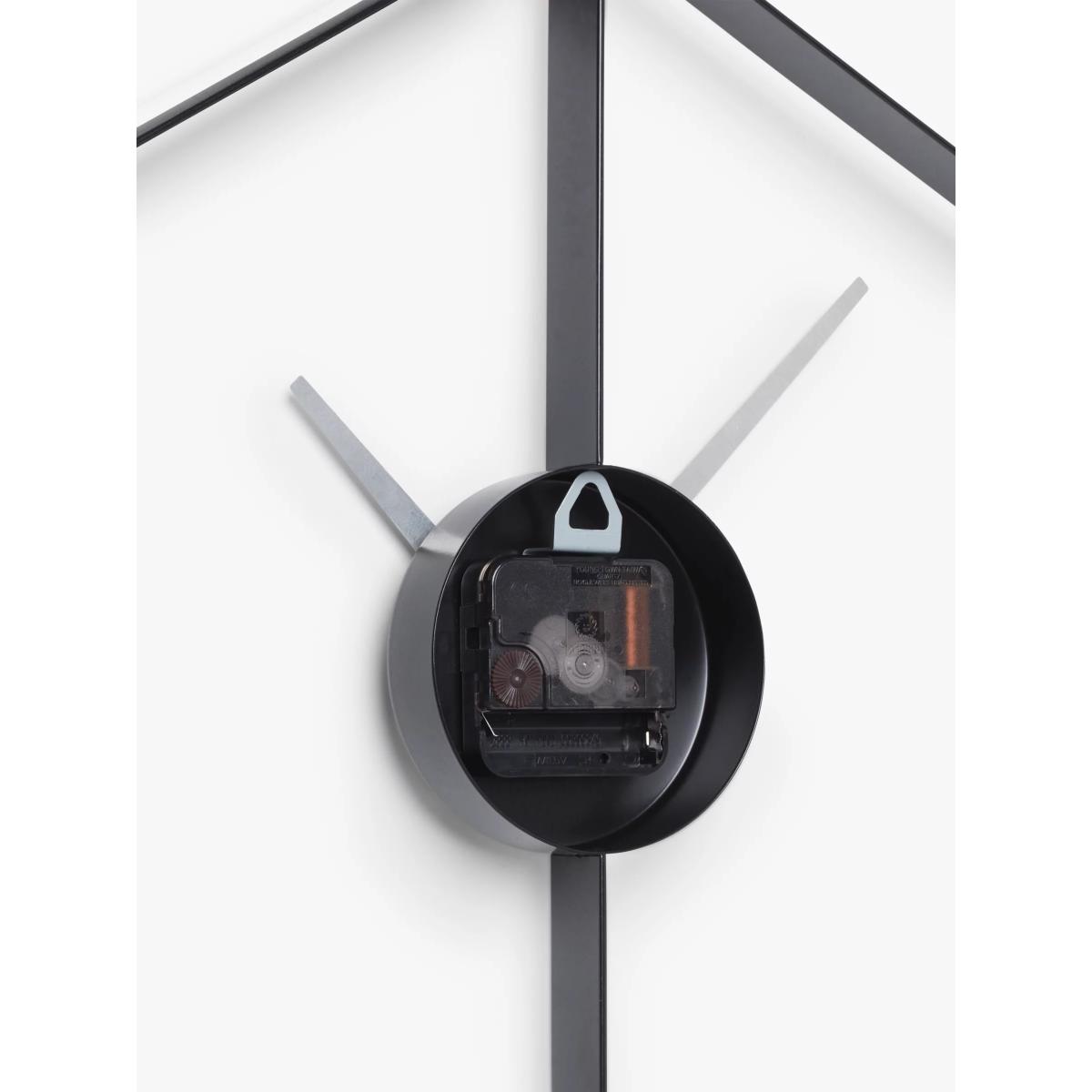 John Lewis + Swoon Beauvoir Wall Clock, 40cm, Black – image 4