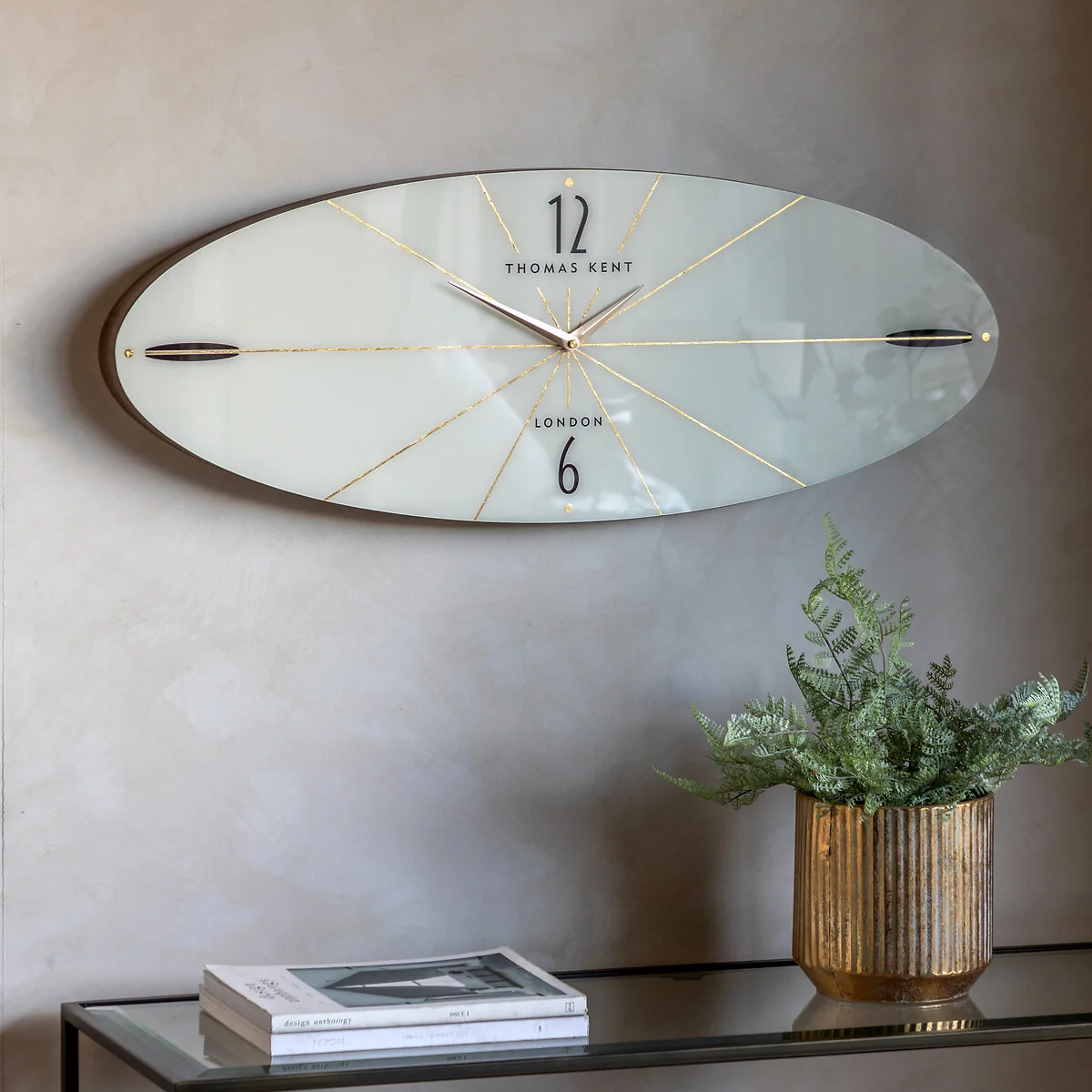 Greenwich Ellipse 31" Oversized Wall Clock – image 1