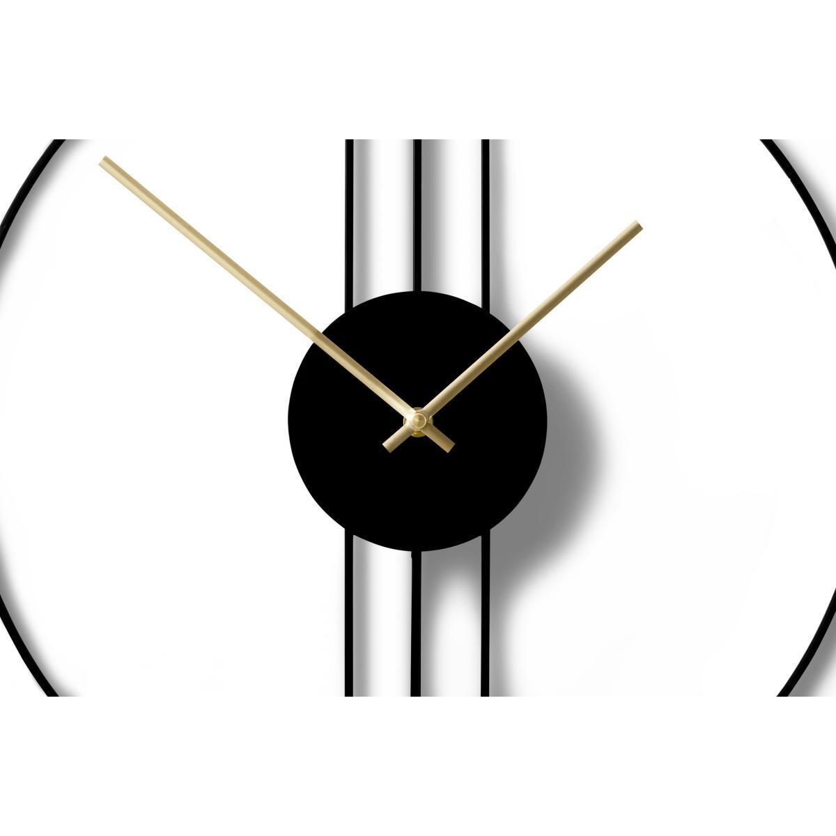 Rowell Pendulum Clock 45 x 60cm, Black & Brass – image 4