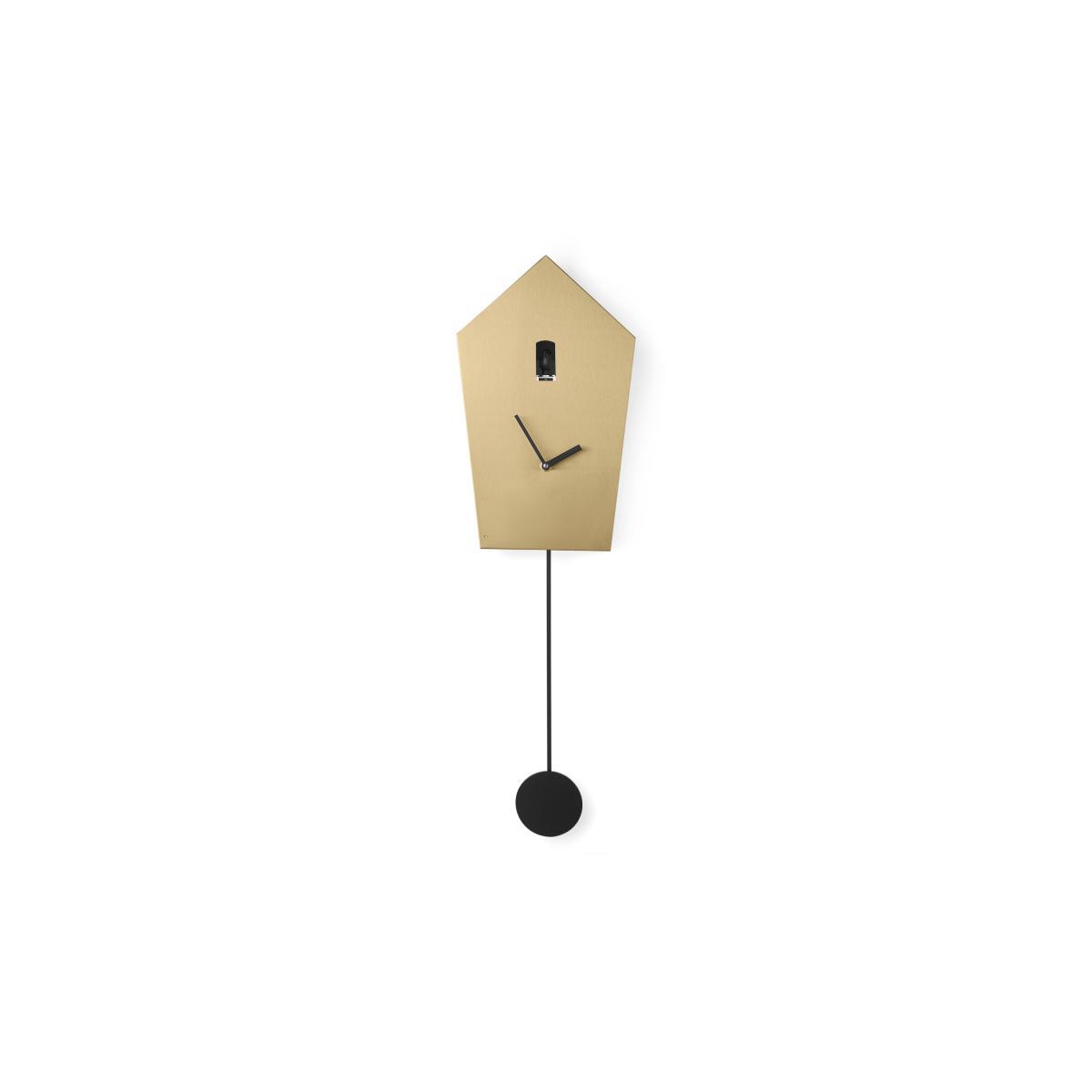 Aza Metallic Cuckoo Clock, Brass – image 2
